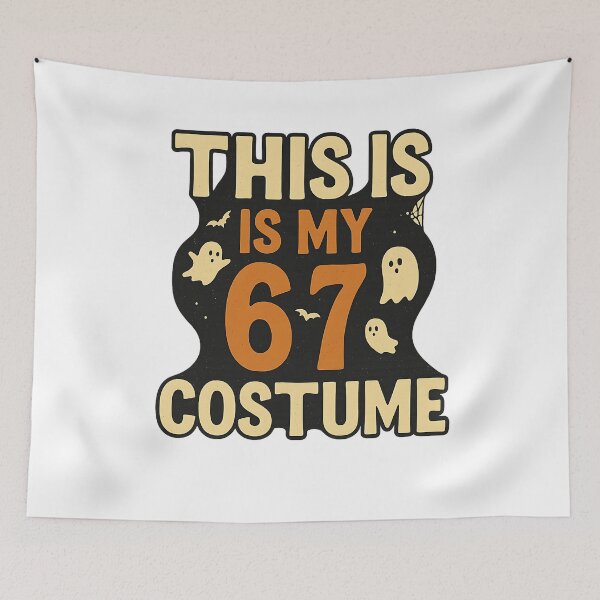 Item preview, This Is My 67 Costume Shirt | Funny Lazy Halloween T-Shirt | designed and sold by swanwon Store.