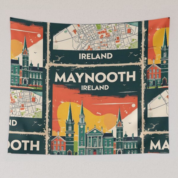 Item preview, Maynooth Ireland 1950s Vintage Travel Tourism designed and sold by TravelersGems.