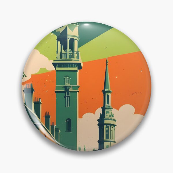 Item preview, Naas Ireland 1950s Vintage Travel Tourism designed and sold by TravelersGems.