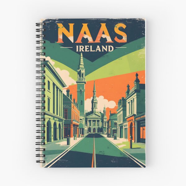 Item preview, Naas Ireland 1950s Vintage Travel Tourism designed and sold by TravelersGems.
