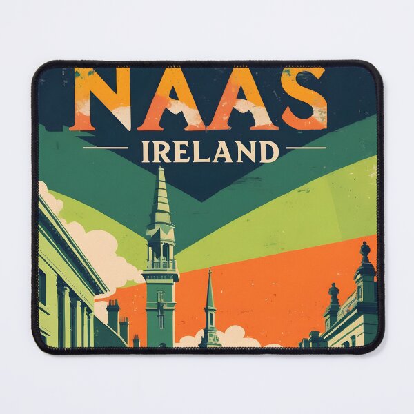 Item preview, Naas Ireland 1950s Vintage Travel Tourism designed and sold by TravelersGems.