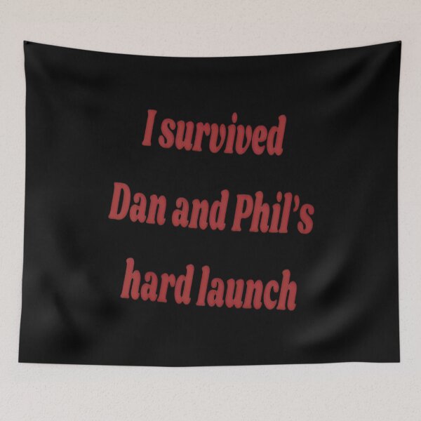 Item preview, I Survived Dan and Phil's Hard Launch designed and sold by darkanimal.