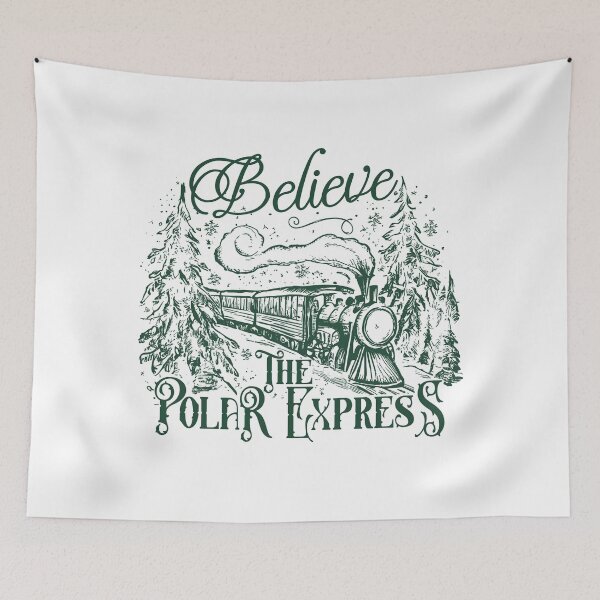 Item preview, Believe The Polar Express Vintage Christmas Train designed and sold by sapnaela.