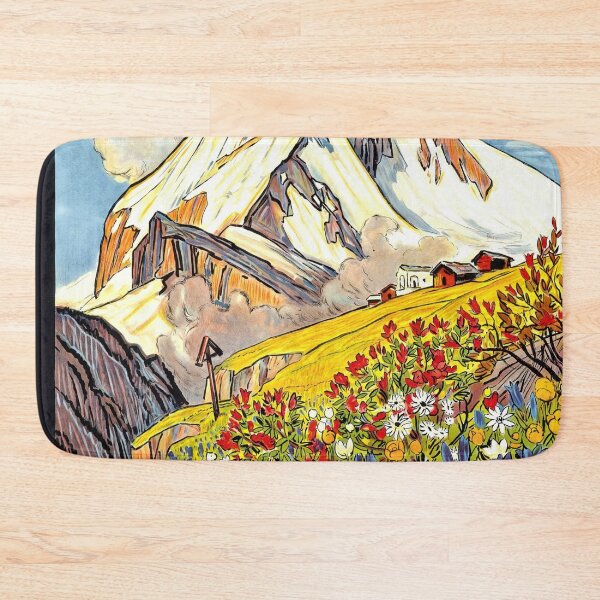 Item preview, Vintage Travel Poster | Hotels Seiler Zermatt | Matterhorn Swiss Alps | Early 20th Century Art & Nature Lovers Decor designed and sold by artofuniverse.