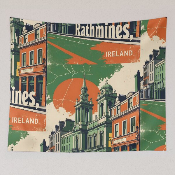 Item preview, Rathmines Ireland 1950s Vintage Travel Tourism designed and sold by TravelersGems.