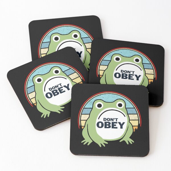 Item preview, Portland Frog Don't Obey  designed and sold by gear-posters.