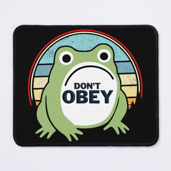 Item preview, Portland Frog Don't Obey  designed and sold by gear-posters.