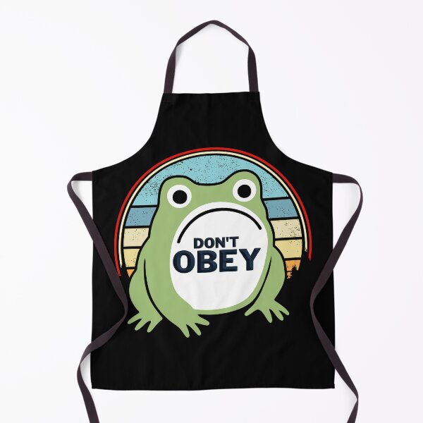 Item preview, Portland Frog Don't Obey  designed and sold by gear-posters.