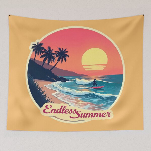 Item preview, Endless Summer: California Surf Vibes designed and sold by Artiviose.