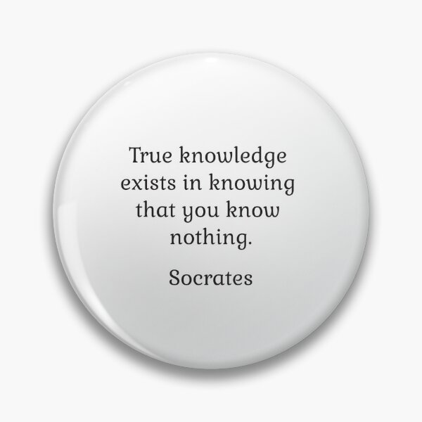 Item preview, True knowledge exists in knowing that you know nothing - Socrates quotes designed and sold by Inspirationmotivation.