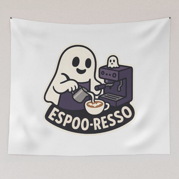 Item preview, Espoo-resso — Barista Ghost Espresso designed and sold by Cheerioza.
