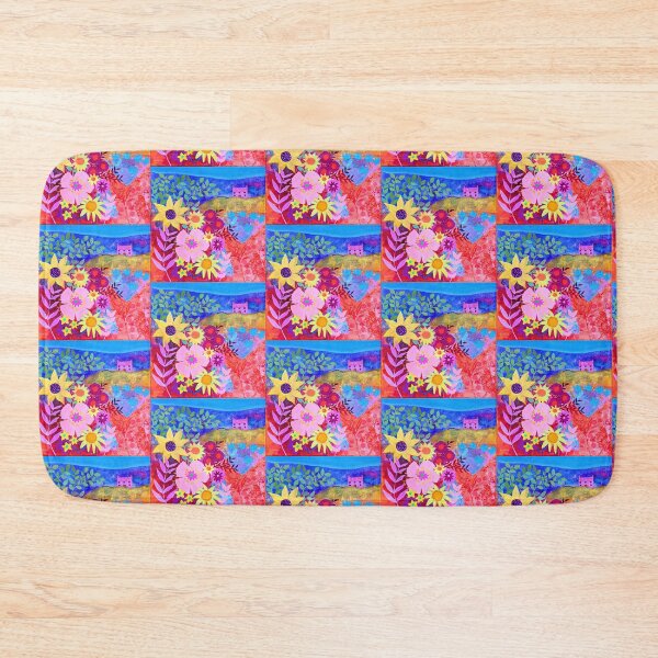 Item preview, Warm Summer Landscape, colourful botanical, designed and sold by Jess Stride.