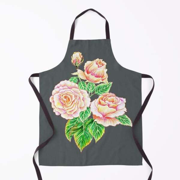 Item preview, Finelinear drawing delicate yellow bouquet of roses designed and sold by MartaHorodniczy.