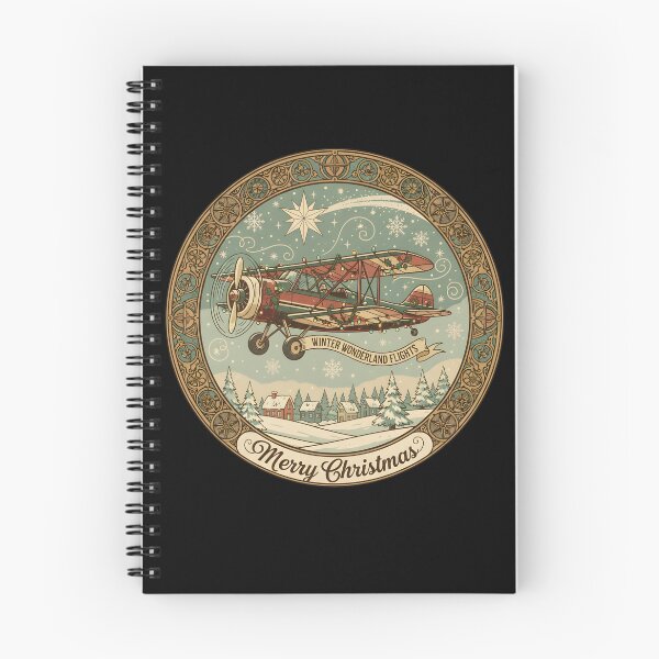 Item preview, Winter Wonderland Flights – Vintage Christmas Aviation designed and sold by AEROSPACE-IND.
