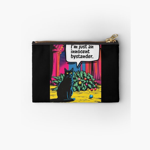 Item preview, Funny Cat Christmas Design – “I’m Just an Innocent Bystander designed and sold by ikidyounot.