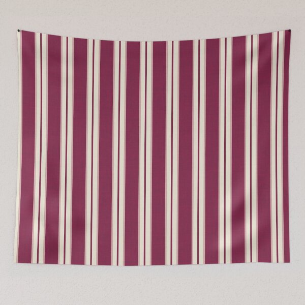 Item preview, Preppy burgundy, pink and cream stripes designed and sold by SJAPhoto.