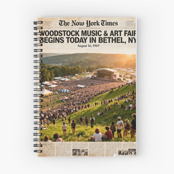 Item preview, Historic Woodstock Headline designed and sold by Abeshinobi.