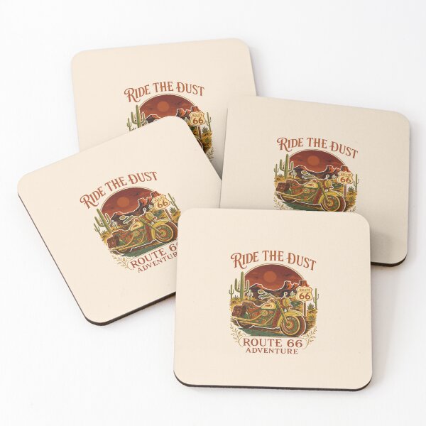 Item preview, Ride the Dust – Route 66 Vintage Motorcycle Adventure designed and sold by PhilllandArt.
