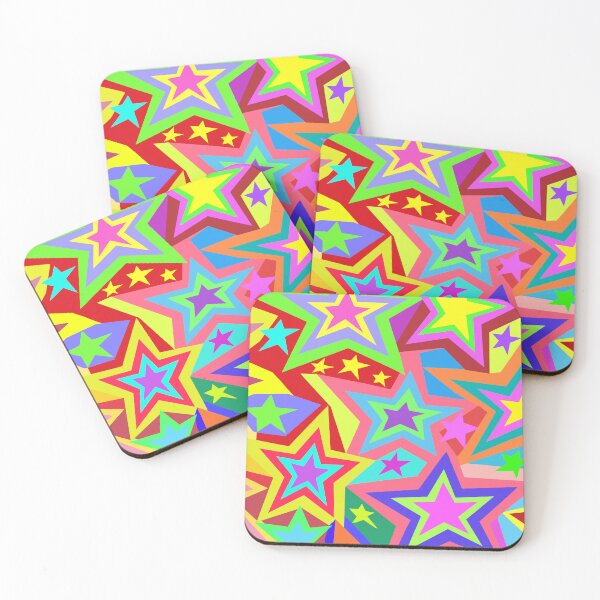 Item preview, Colorful Retro Star Pattern Pop Art Design designed and sold by Vividality.