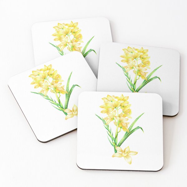Item preview, Hand draw, finelinear, sunshine yellow lilly designed and sold by MartaHorodniczy.