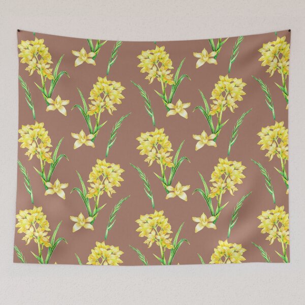 Item preview, Hand draw, finelinear, sunshine yellow lilly designed and sold by MartaHorodniczy.