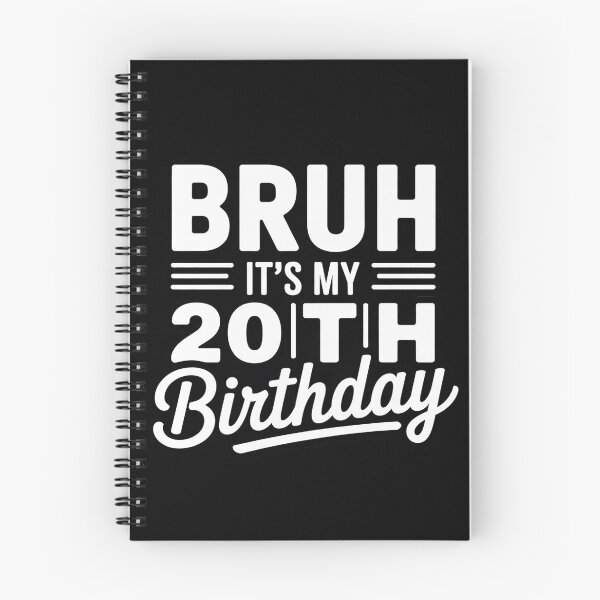 Item preview, Bruh It's My 20th Birthday I'm 20 Year Old Birthday  designed and sold by HuValverdeArt.