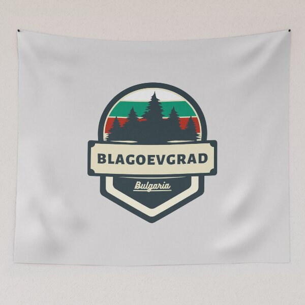 Item preview, Blagoevgrad Bulgaria Retro Vintage Badge designed and sold by World Designs.
