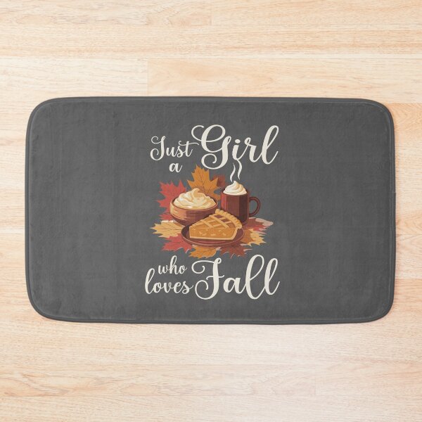 Item preview, Just A Girl Who Loves Fall Leaves hot chocolate Pumpkin pie mashed potato Cozy Autumn designed and sold by Colorfulman.