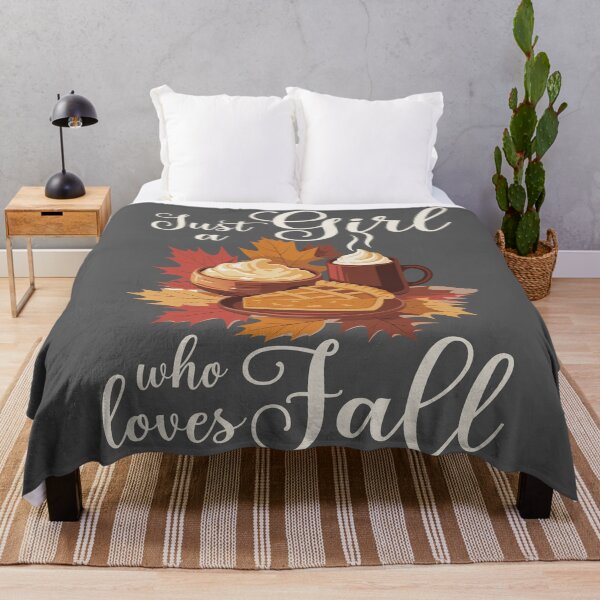 Item preview, Just A Girl Who Loves Fall Leaves hot chocolate Pumpkin pie mashed potato Cozy Autumn designed and sold by Colorfulman.