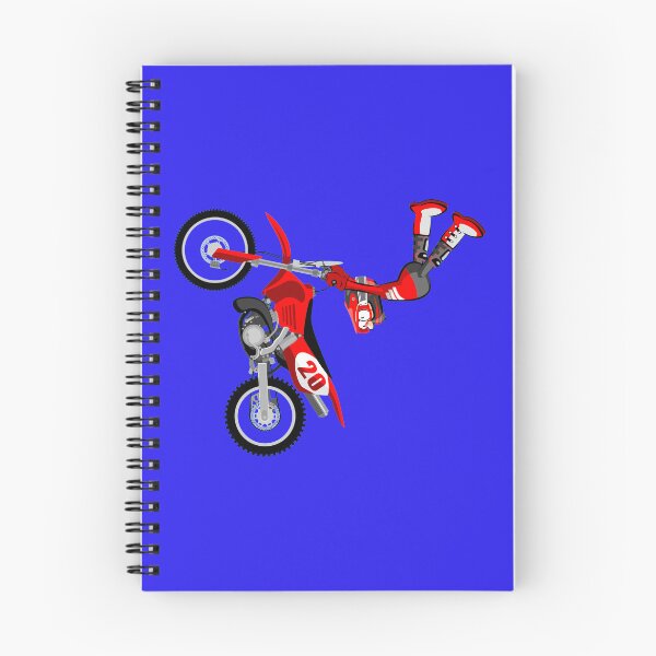 Item preview, Motocross Freestyle Trick Stunt Fail Cartoon Humor designed and sold by DibuHumor.