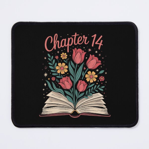 Item preview, Chapter 14th Birthday Bookworm 14 Years Old For Book Loves designed and sold by HuValverdeArt.