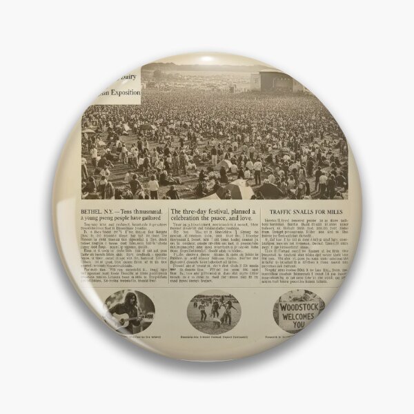 Item preview, Historic Woodstock Headline designed and sold by Abeshinobi.