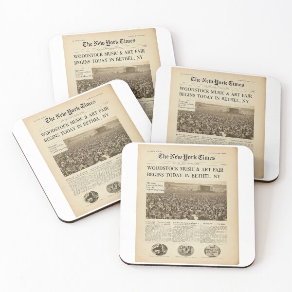Item preview, Historic Woodstock Headline designed and sold by Abeshinobi.