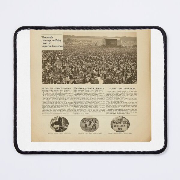 Item preview, Historic Woodstock Headline designed and sold by Abeshinobi.