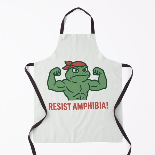 Item preview, Resist Amphibia! Muscular Frog Protest Design designed and sold by Bratak.