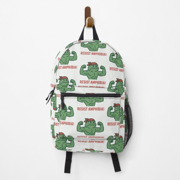 Item preview, Resist Amphibia! Muscular Frog Protest Design designed and sold by Bratak.