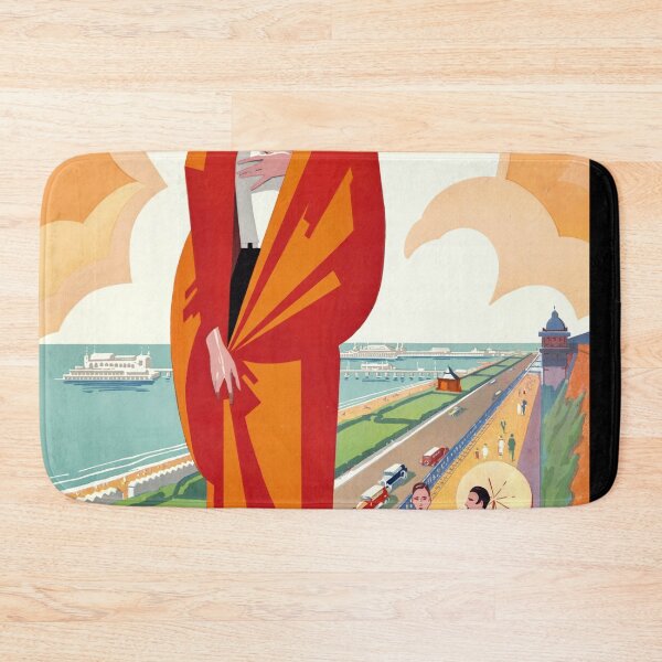 Artikelvorschau, Vintage Art Deco Poster | Brighton Reise | Eleganter Badeort | Stil der 1920er und 1930er Jahre | Retro-Wandkunst-Dekor entworfen und verkauft von artofuniverse.