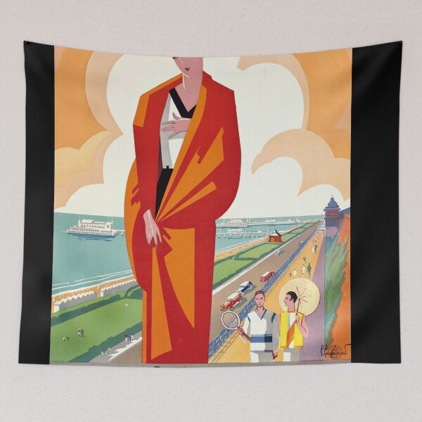 Artikelvorschau, Vintage Art Deco Poster | Brighton Reise | Eleganter Badeort | Stil der 1920er und 1930er Jahre | Retro-Wandkunst-Dekor entworfen und verkauft von artofuniverse.