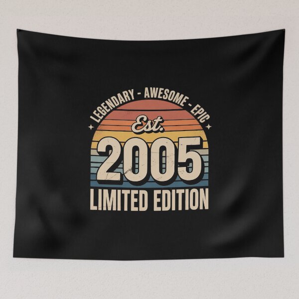 Item preview, Est 2005 Limited Edition 20th Birthday 20 Year Old  designed and sold by HuValverdeArt.