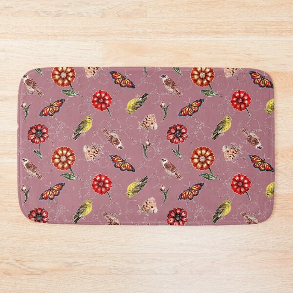 Item preview, Finelinear drawing flowers with birds and butterfly designed and sold by MartaHorodniczy.