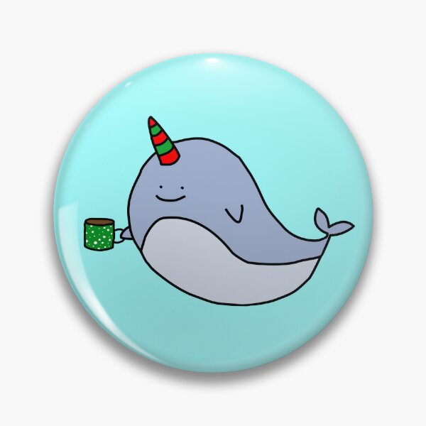 Item preview, Holiday Narwhal designed and sold by Hanglie Danglies.