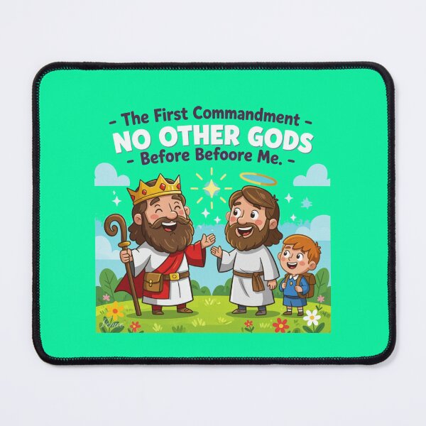 Item preview,  The First Commandment – Holy 3D Label ,  designed and sold by PaintMeWorld.