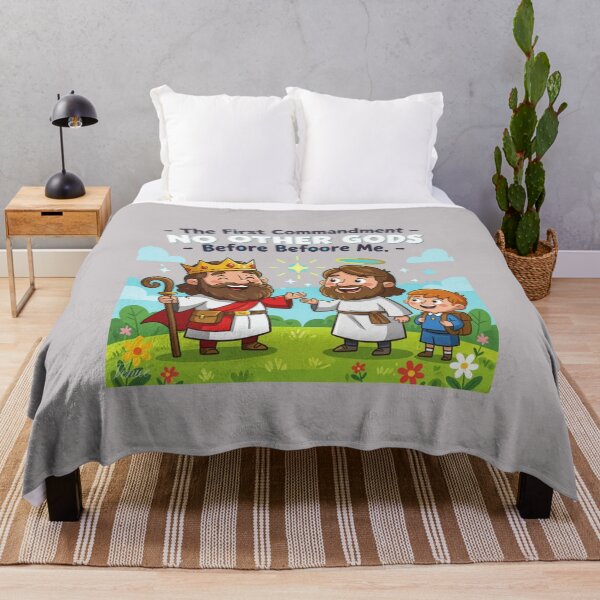Item preview,  The First Commandment – Holy 3D Label ,  designed and sold by PaintMeWorld.