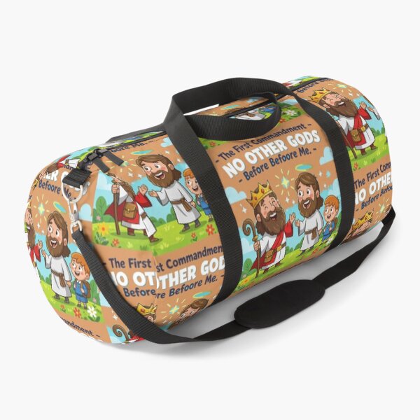 Item preview, The First Commandment – Holy 3D Label , designed and sold by PaintMeWorld.