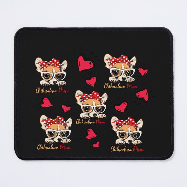 Item preview, Chihuahua mom red Heart Fasion face copy designed and sold by AnteroDaniel.