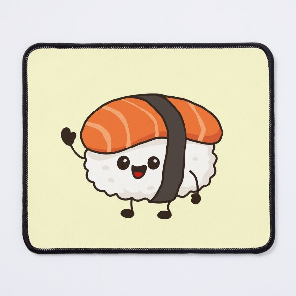 Item preview, Happy sushi roll cartoon character designed and sold by Potattoo.