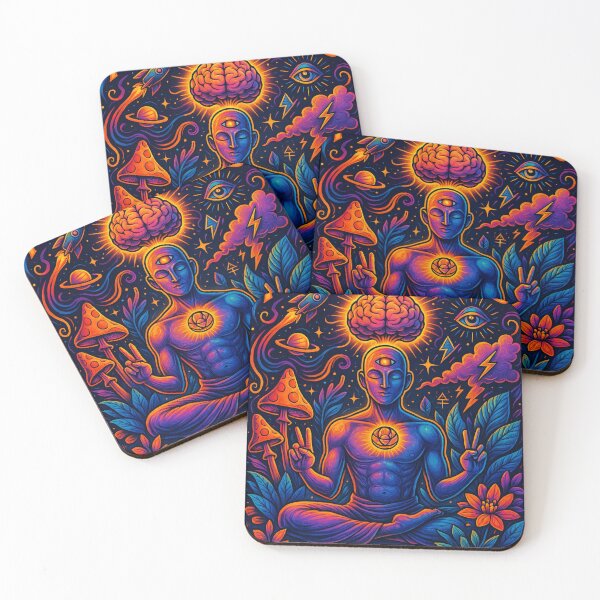 Item preview, Free Your Mind – Psychedelic Meditation designed and sold by Savannarojas.