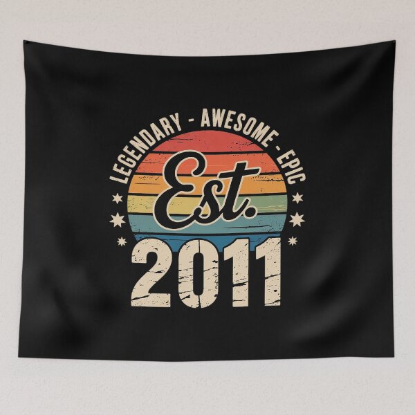 Item preview, Est 2011 Limited Edition 14th Birthday 14 Year Old 1  designed and sold by HuValverdeArt.