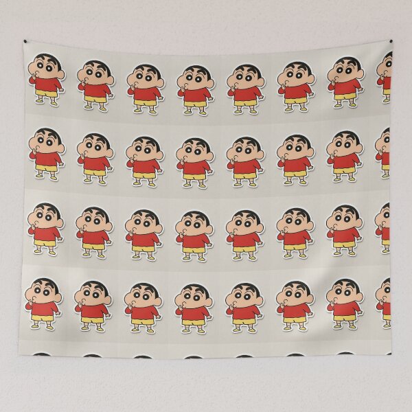 Item preview, Funny Shinchan Sticker – Cute Mischievous Cartoon Boy | Anime Style Decal for Laptops, Bottles & Journals designed and sold by Sidly1111.