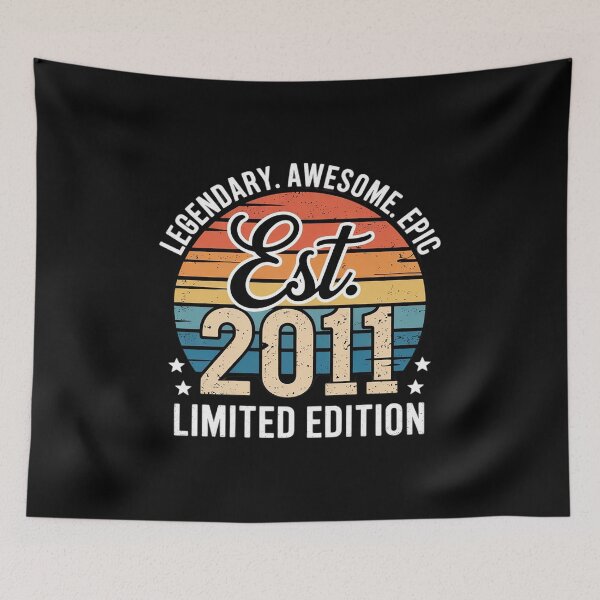 Item preview, Est 2011 Limited Edition 14th Birthday 14 Year Old  designed and sold by HuValverdeArt.